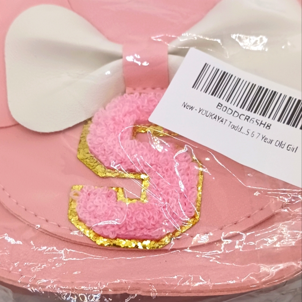 Kids Pink and White Bow Accessory